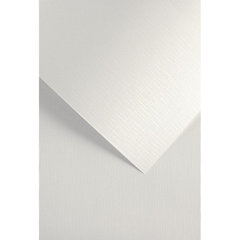 Papier wizytówkowy ozdobny GALERIA PAPIERU SUKNO  230g/20ark. biały 204211