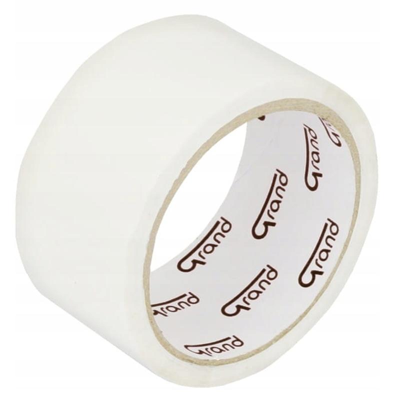 Taśma pakowa GRAND akrylowa 48mm/50mb 6szt 130-1928 - biała