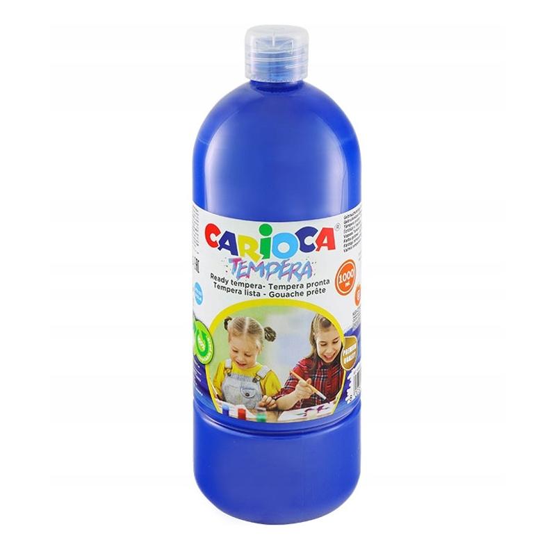 Farba tempera Carioca 1000ml granatowa
