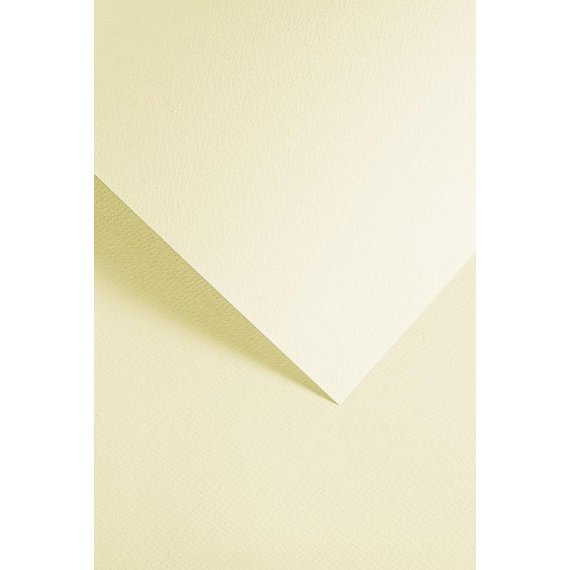 Papier wizytówkowy ozdobny GALERIA PAPIERU SAWANNA 200 g/ 20 ark. – kremowy 204802