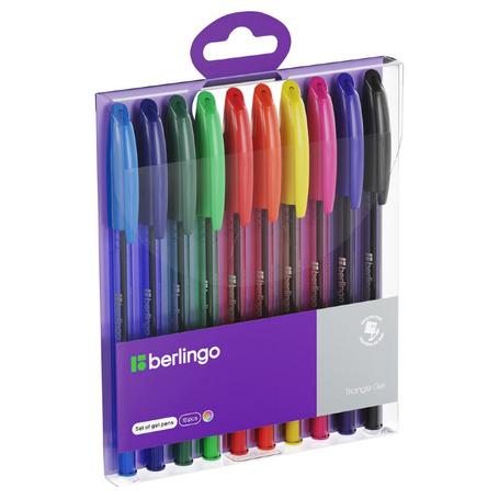 Długopis BERLINGO Triangle 0,5mm - zestaw 10 kolorów