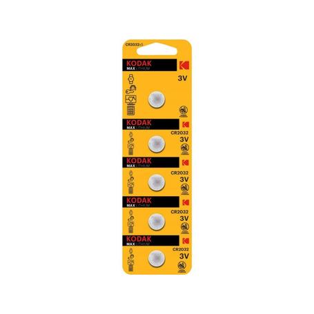 Bateria KODAK MAX LITHIUM CR2032 opakowanie a 5 sztuk
