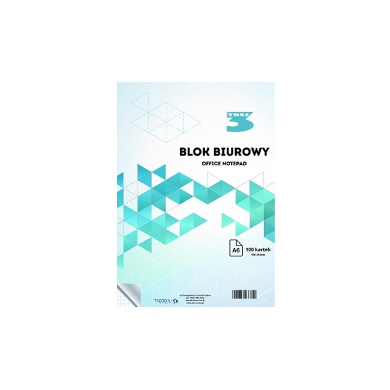Blok.A6 100 kart makulaturowy TRES