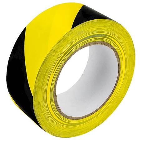 Taśma ostrzegawcza GRAND żółto czarna 48mm x 50m