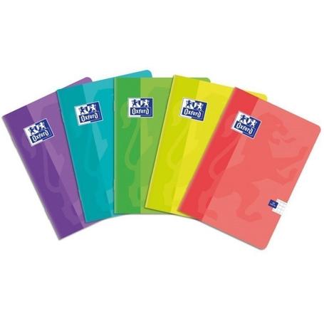 Zeszyt A5 16k  linia podwójna, kolorowa - OXFORD SWEET mix okładek
