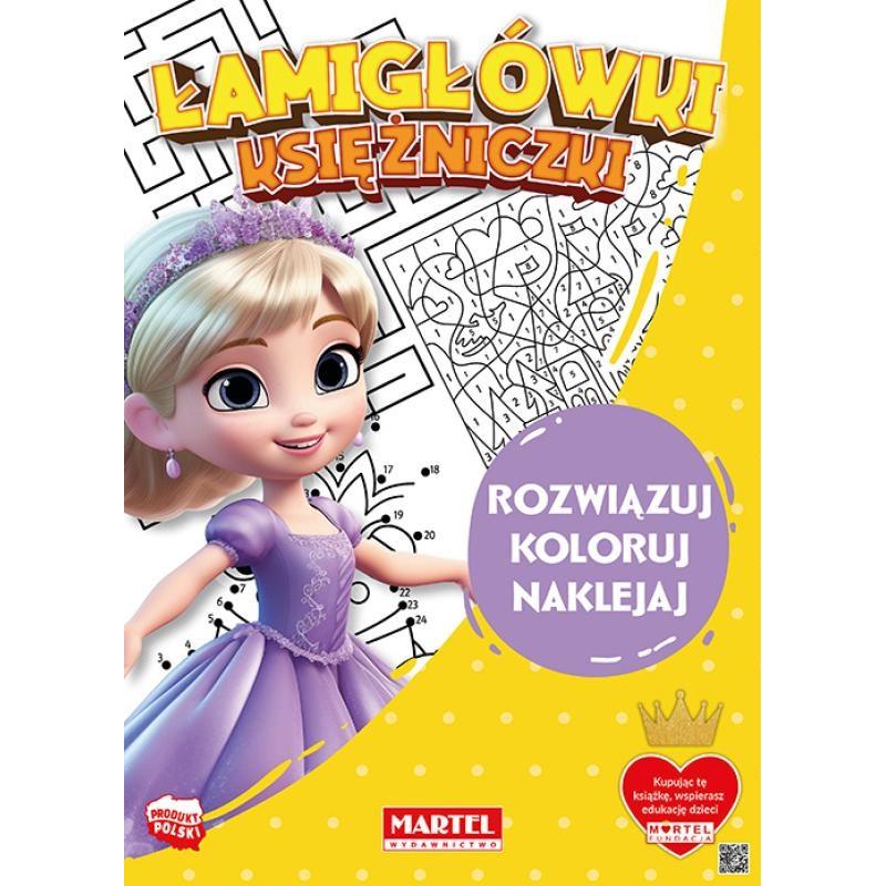 MARTEL ŁAMIGŁÓWKI księżniczki z naklejkami 16 stron + naklejki