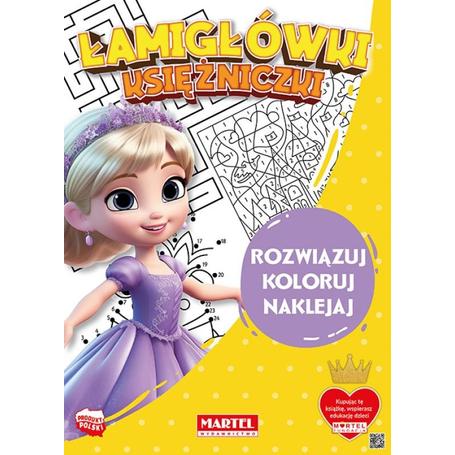 MARTEL ŁAMIGŁÓWKI księżniczki z naklejkami 16 stron + naklejki