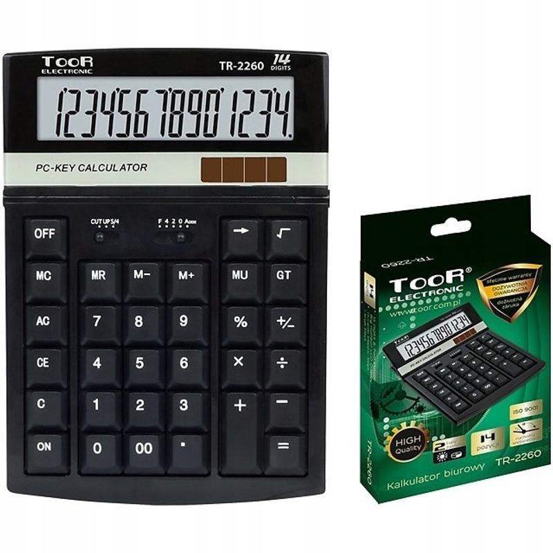 Kalkulator TOOR Electronic TR-2260 - czarny