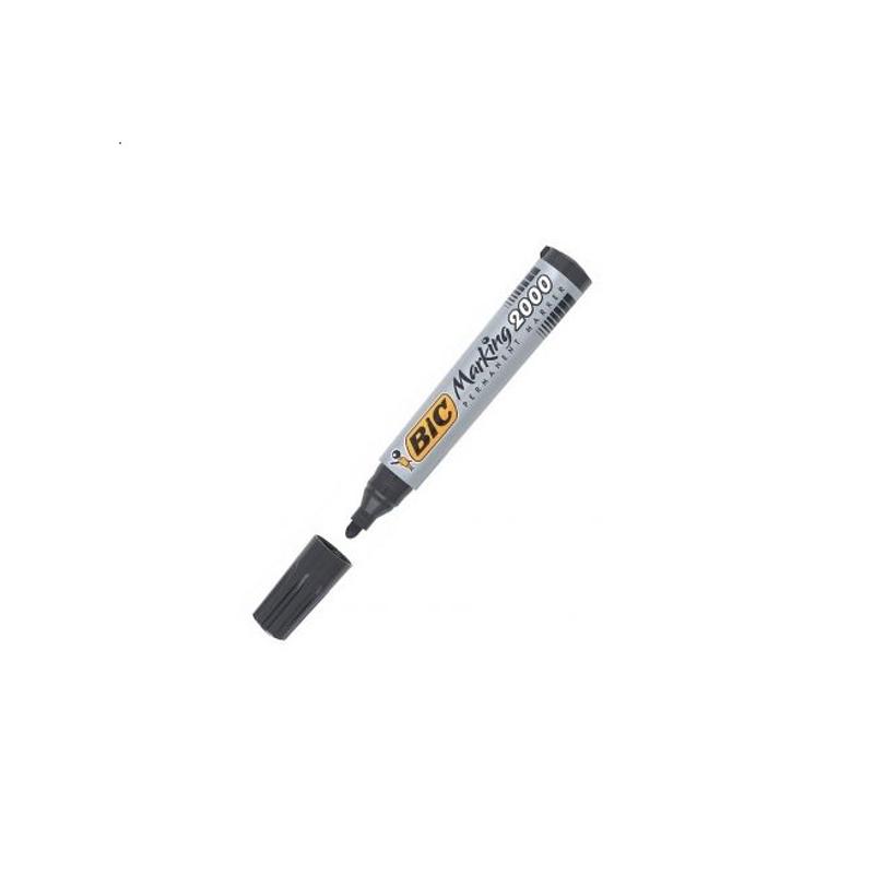 Marker BIC  permanentny okrągła koncówka czarny