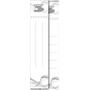 Nalepka- Etykieta do segregatora (33 x 152mm) 5cm TRES - blister 12szt.