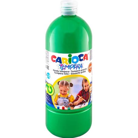 Farba tempera Carioca 1000ml jasny zielony