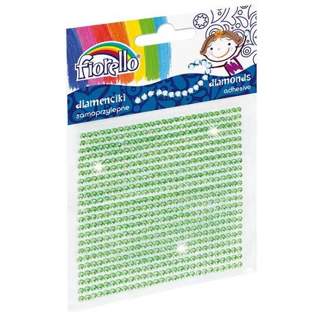 Dżety, diamenciki samoprzylepne FIORELLO zielone GR-DS01