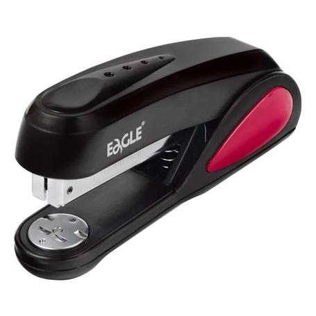 Zszywacz EAGLE metalowy S5105B czarnoczerwony - zszywa do 20 kartek