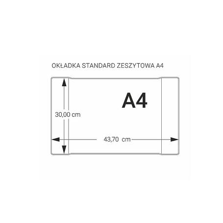 Okładka na podręcznik A4 BIURFOL samoregulowana  1szt. (303mm x 437mm)