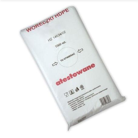 Worki, torebki HDPE 18x4x35 Global  10mic. a 1000szt.