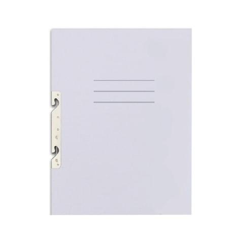 Skoroszyt papierowy Barbara A4 oczkowy , biały 250g - połówka 1/2