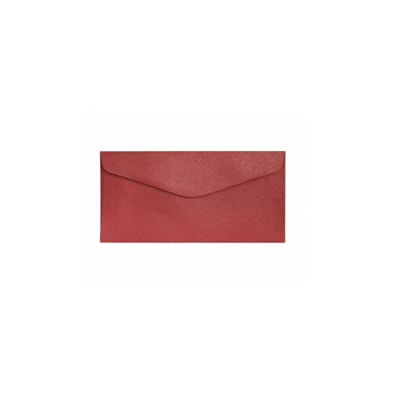 Koperta ozdobna DL Pearl czerwony a 10szt. 280138