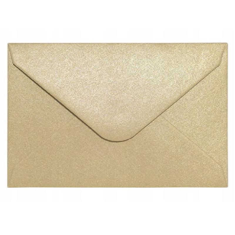 Koperta ozdobna  70mm x 100mm  Pearl złoty a 10szt.  280488