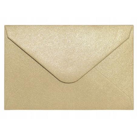 Koperta ozdobna  70mm x 100mm  Pearl złoty a 10szt.  280488