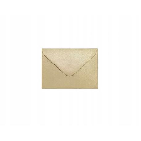 Koperta ozdobna 70mm x 110mm  Pearl złoty a 10szt.  280415