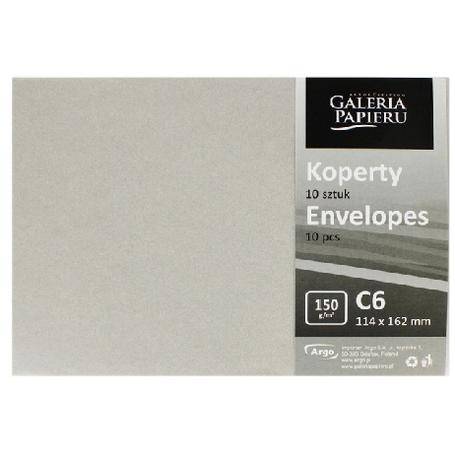 Koperta ozdobna C6 Pearl Jasnosrebrny 150g 280240  a 10szt.