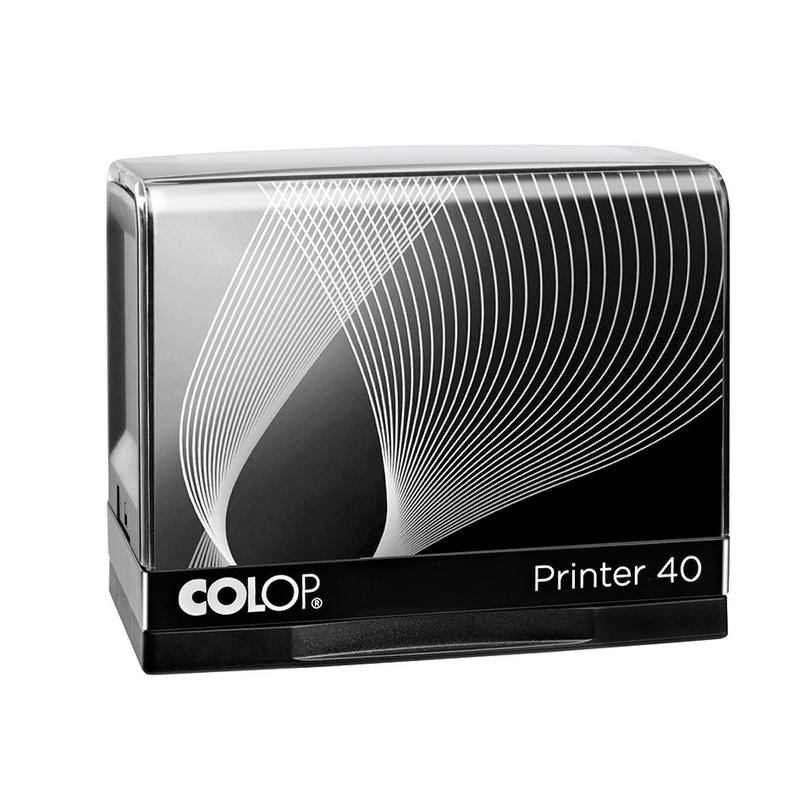 Automat do pieczątki bez gumki COLOP PRINTER IQ 40 poduszka nienasączona BLANCO        9004362488439