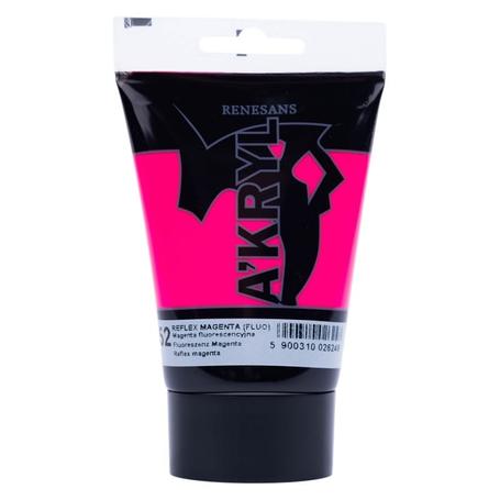 Farba akrylowa A’kryl RENESANS 100ml – magenta