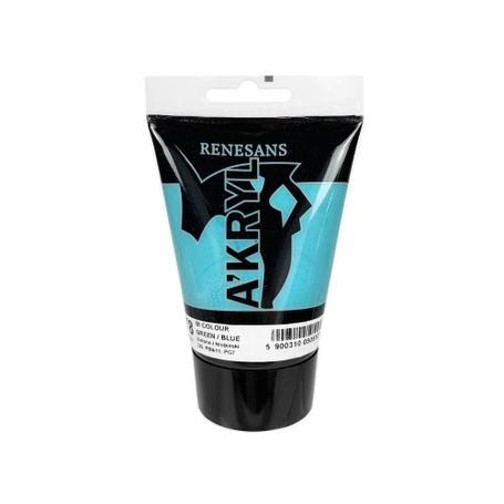 Farba akrylowa A’kryl RENESANS 100ml – turkus perłowy