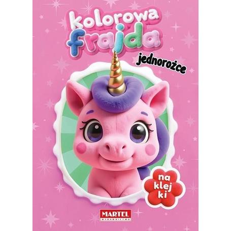 MARTEL Kolorowanka KOLOROWA FRAJDA jednorożce a'8szt.  + naklejki
