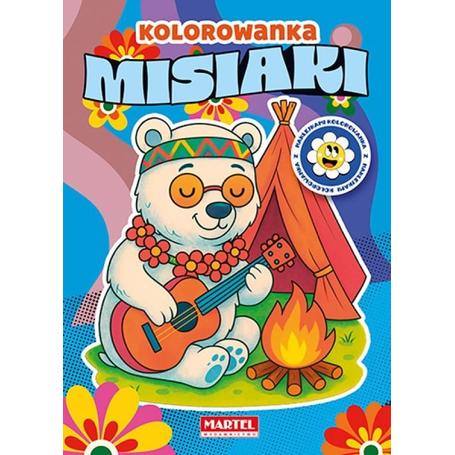 MARTEL Kolorowanka MISIAKI   a'8szt. + naklejki