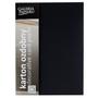 Papier wizytówkowy ozdobny GALERIA PAPIERU FLORYDA A4 250g/20ark. czarny 200307