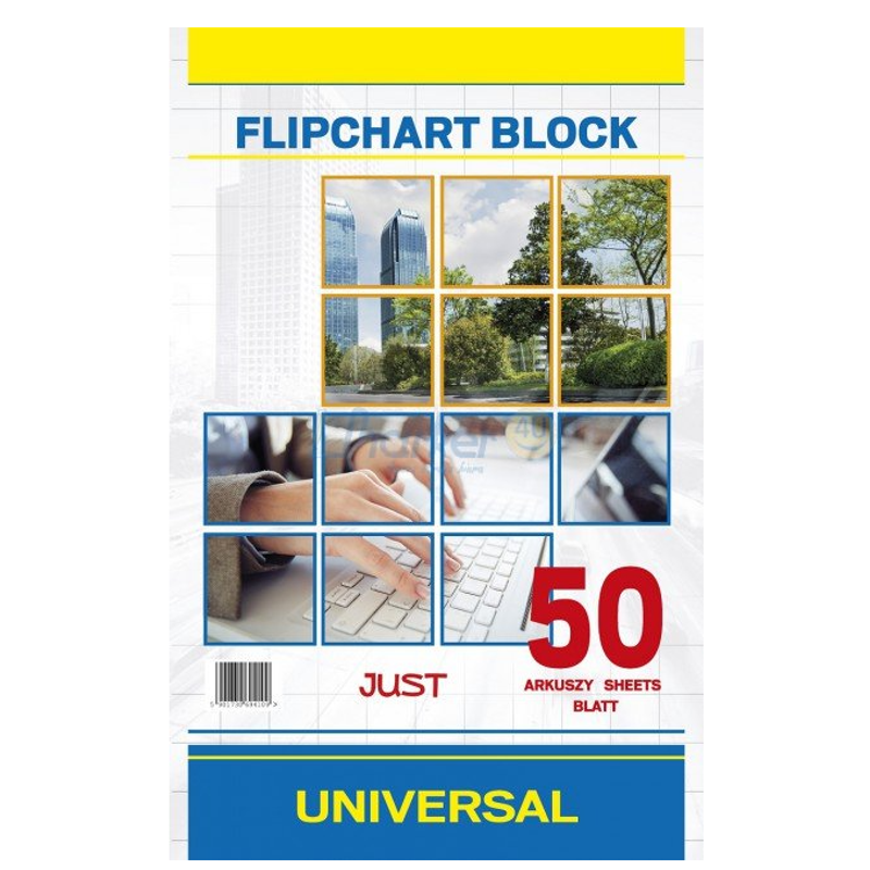 Blok do flipchartów 64x90 50 arkuszy - gładki