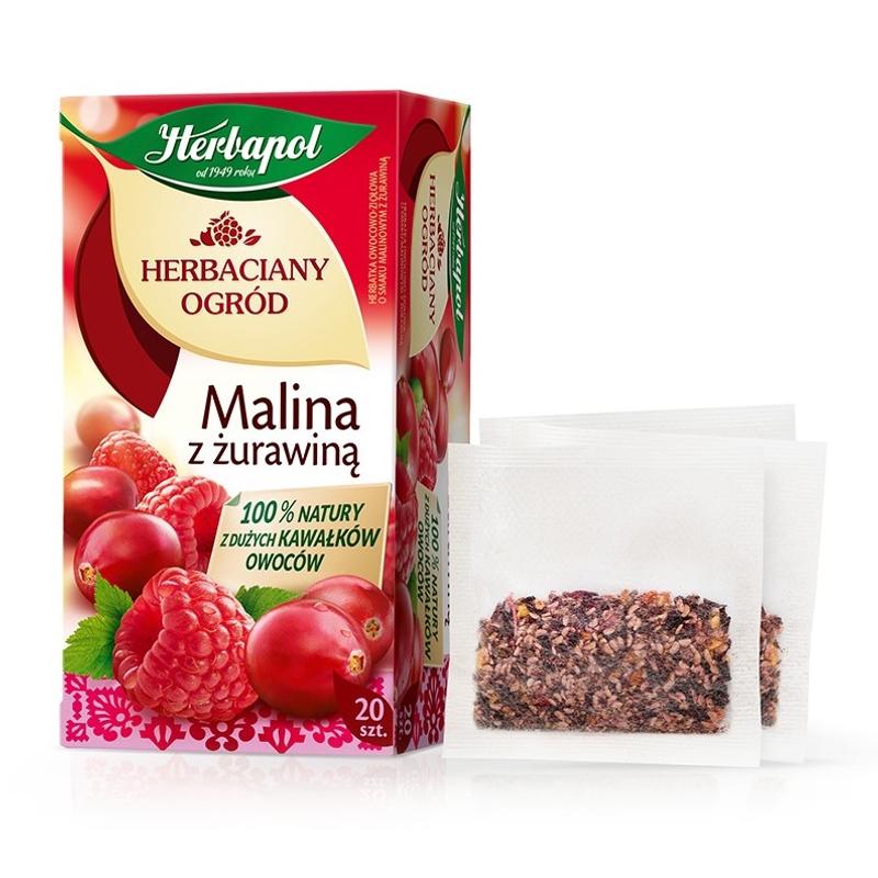 Herbata HERBAPOL - Owocowa MALINA z ŻURAWINĄ