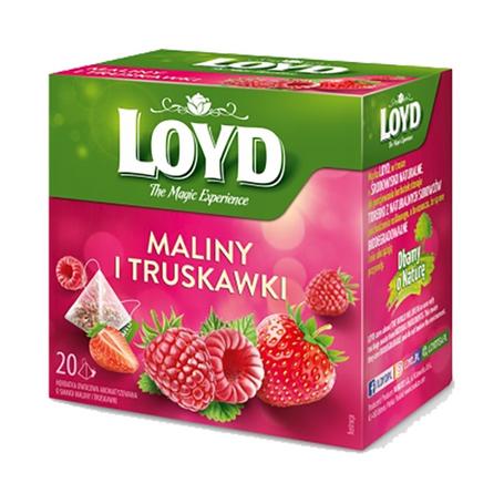 Herbata LOYD Maliny i Truskawki  20exp.