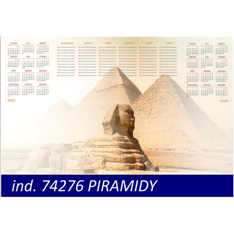 Podkład na biurko z listwą TYPOGRAF 580mm x 400mm DUBAI  74290