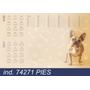 Podkład na biurko z listwą TYPOGRAF 580mm x 400mm PIES  74271