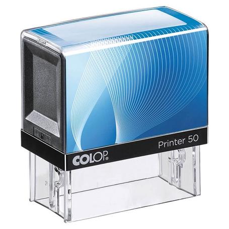Automat do pieczątki bez gumki COLOP PRINTER IQ 50 poduszka nienasączona BLANCO