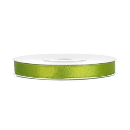 Wstążki satynowe 6mm/25m PARTY DECO seledynowy