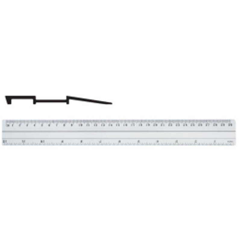 Linijka 30cm aluminiowa GRAND GR-111-30