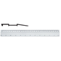 Linijka 30cm aluminiowa GRAND GR-111-30