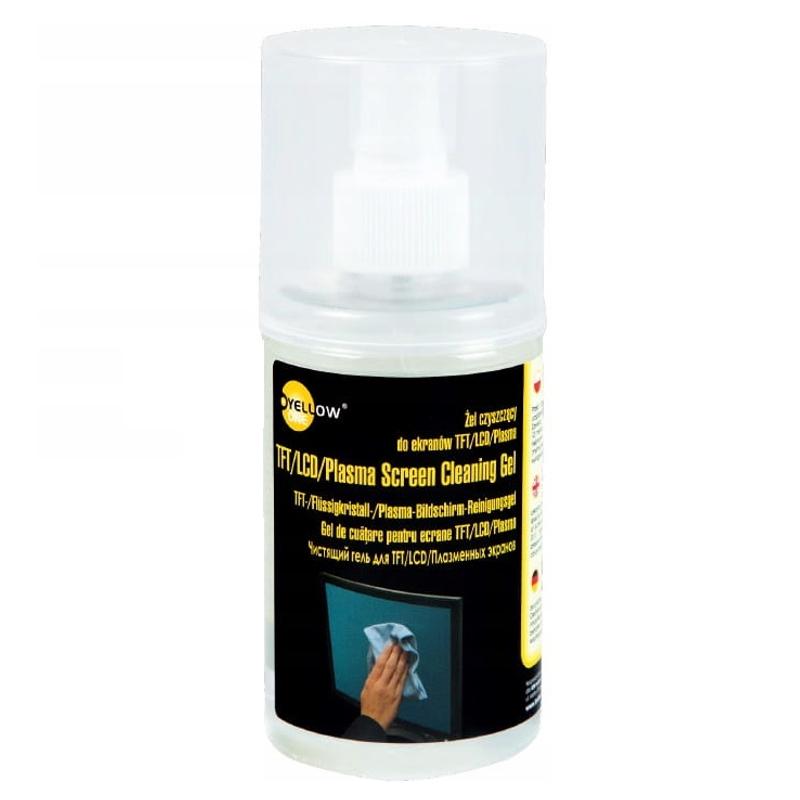 Żel YELLOW ONE do czyszczenia ekranów 200ml + ściereczka z mikrofibry
