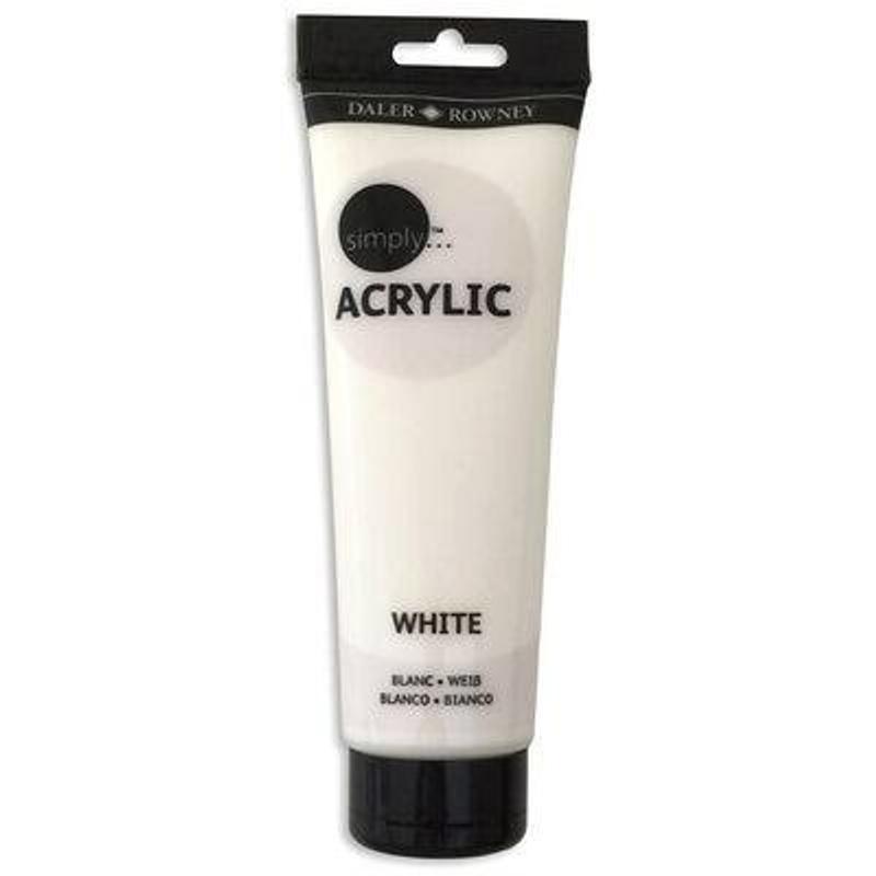 Farba akrylowa Simply Acrylic 250ml - white
