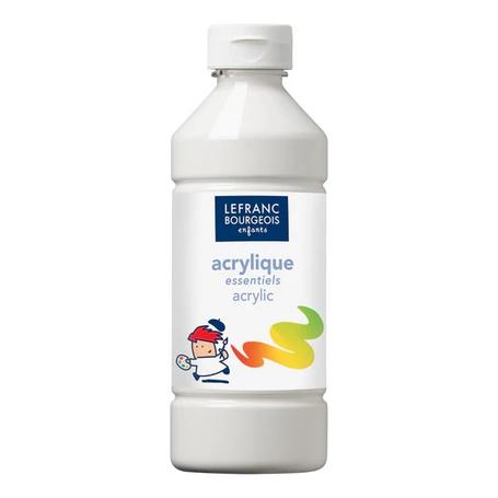Farba akrylowa - Lefranc & Bourgeois - biała, 500 ml