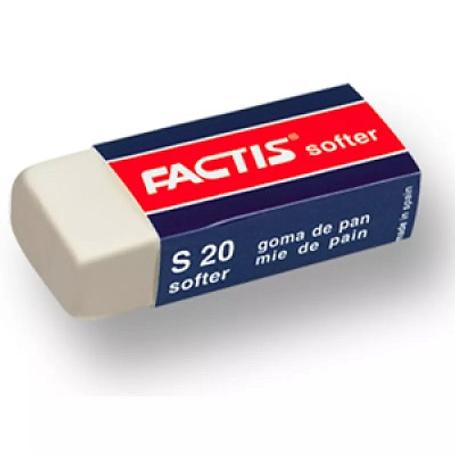 Gumka do ścierania FACTIS S20 Chlebowa