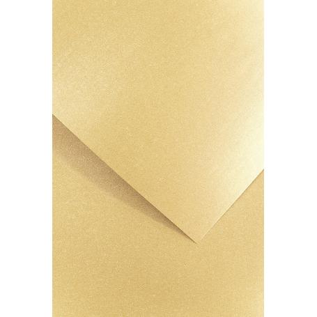 Papier wizytówkowy ozdobny GALERIA PAPIERU MILLENIUM 180 g/ 20 ark. – złoty 200772