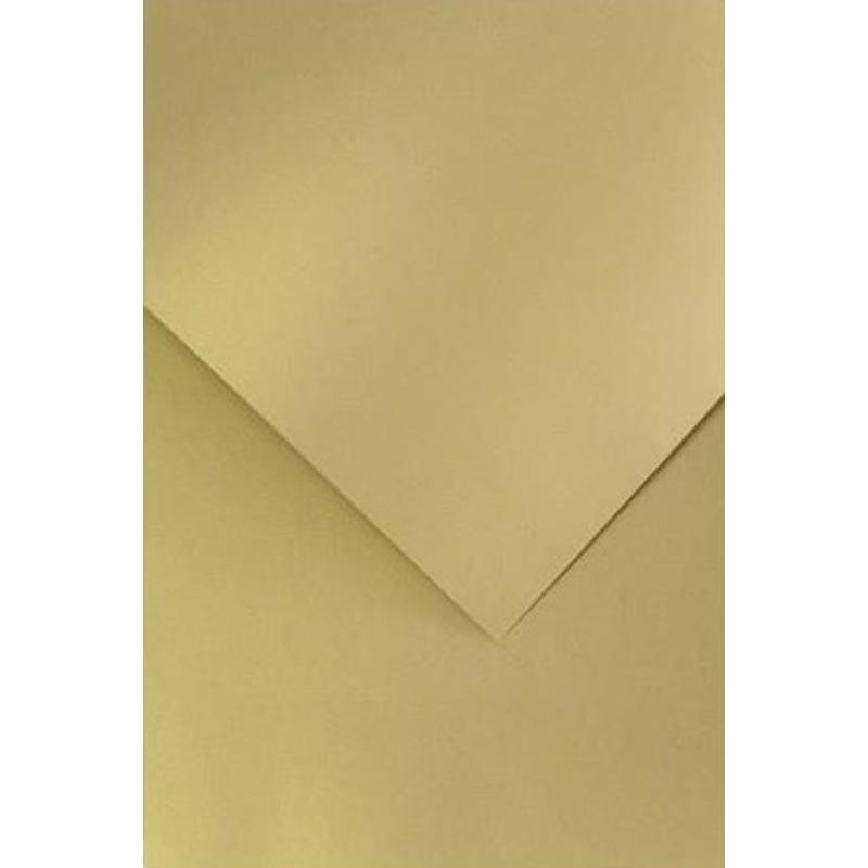 Papier wizytówkowy ozdobny GALERIA PAPIERU ICELAND A4 230 g/ 20 ark. – złoty 204626