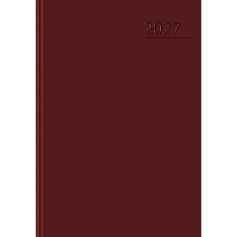 Kalendarz A5 TOP2000 BASIC - bordowy
