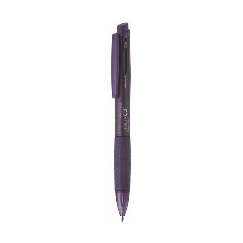 Długopis MONAMI FX ZETA C3 Fioletowa obudowa - 3 kolory  0,7mm