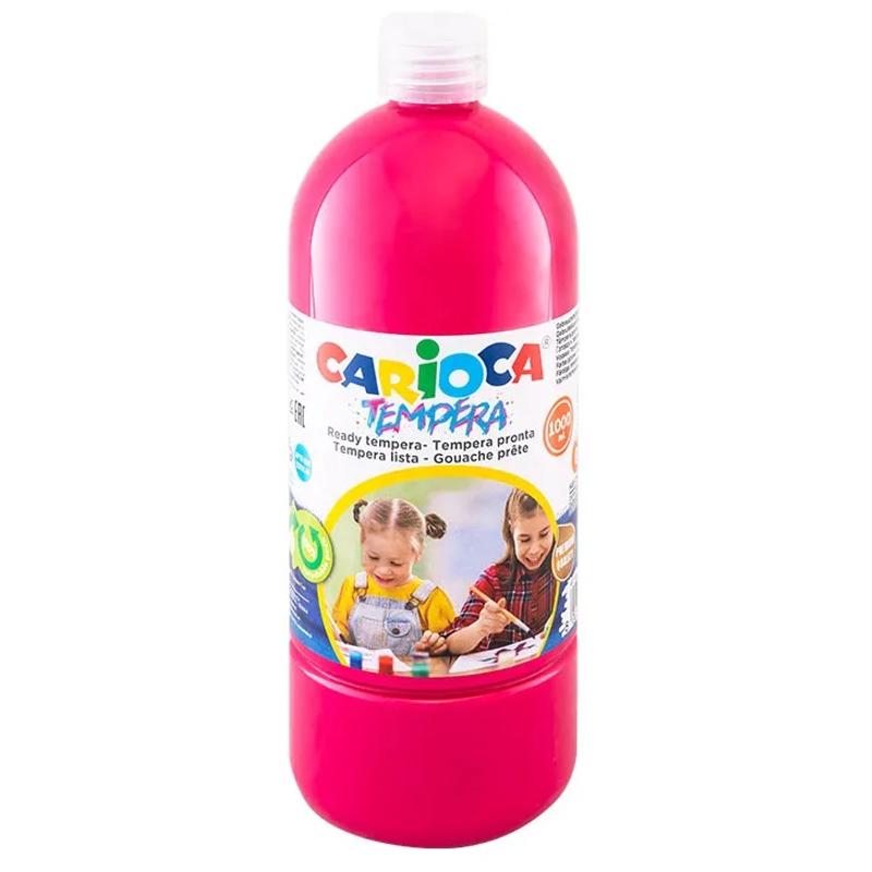 Farba tempera Carioca 1000ml ciemnoróżowa