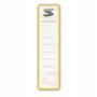 Nalepka na segregator (35 x 155 mm) 5cm TRES  samoprzylepna - blister 12szt.